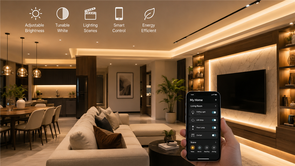 How Smart Lighting Enhances Interior Design Without Expensive Renovation